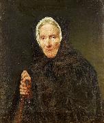 Old Woman with a Rosary, Carl d Unker